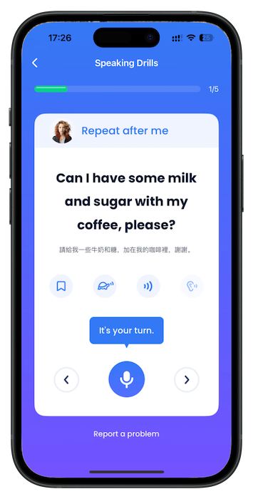 TalkMe AI Language Tutor