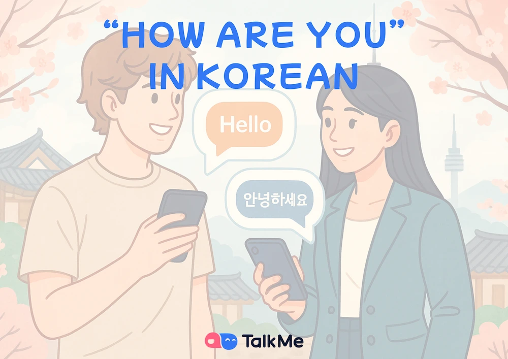 한국어로 어떻게 지내세요?